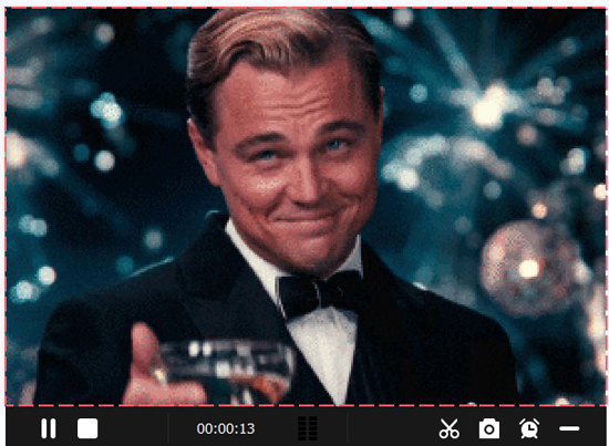 Процесс записи GIF в TunesKit Screen Recorder