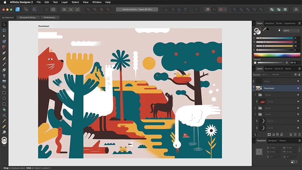 Редактор для создания иллюстраций Affinity Designer