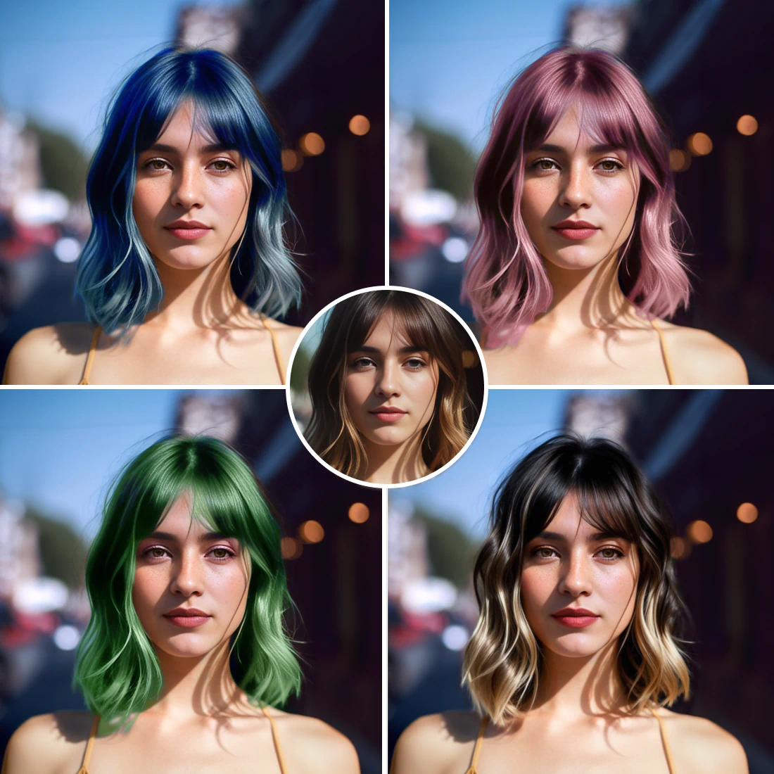 Мобильный интерфейс портретной ретуши Facetune