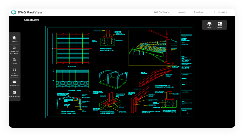 Интерфейс DWG FastView