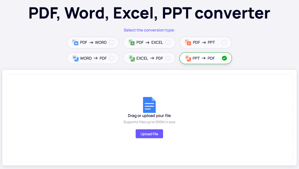 iFoto: PPT to PDF converter