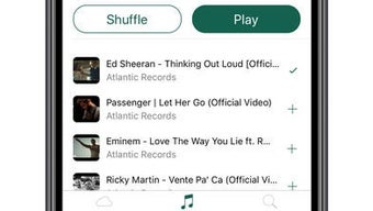 Интерфейс eSound с музыкальной библиотекой