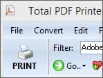 Главное окно Total PDF Printer для пакетного выбора PDF