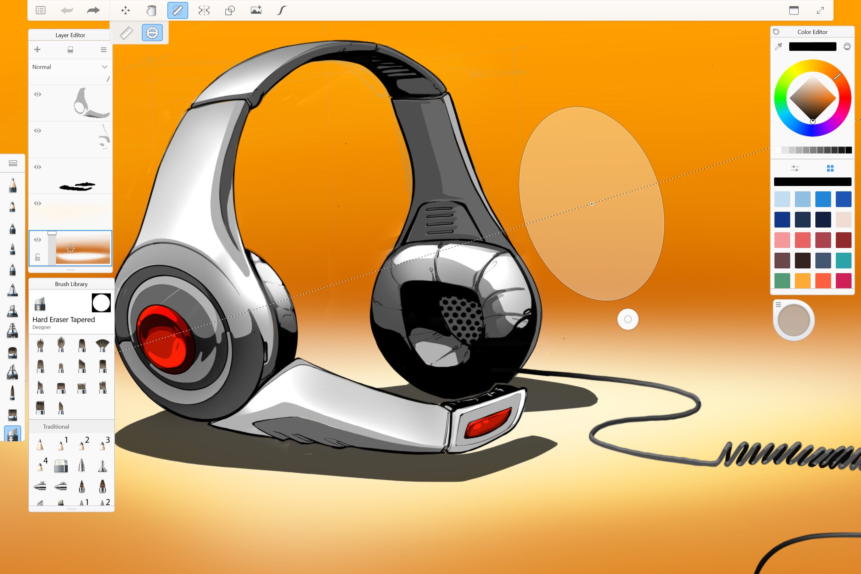 Архитектурный эскиз в Autodesk SketchBook