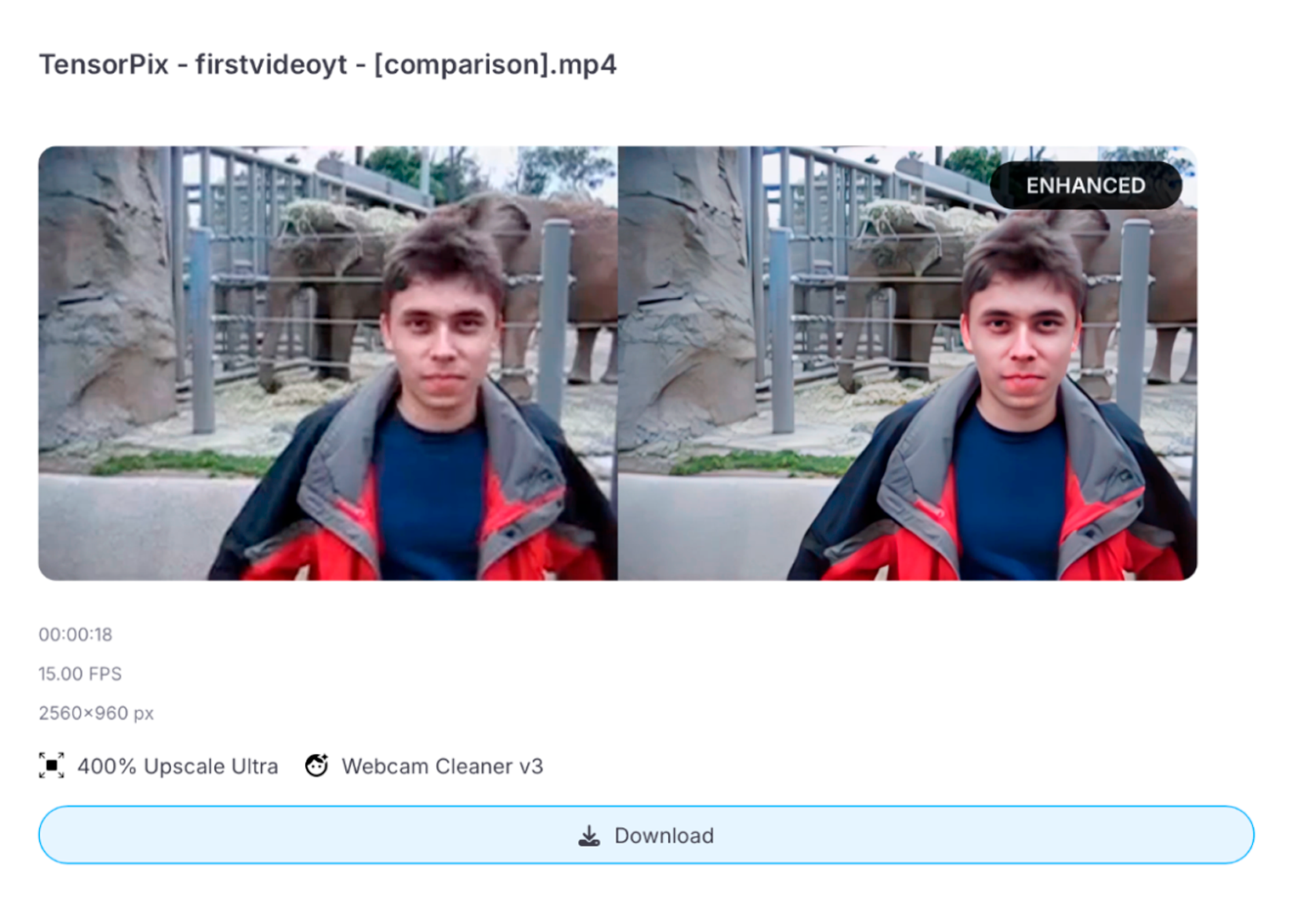 Интерфейс TensorPix