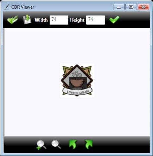 Окно специализированного CDR Viewer