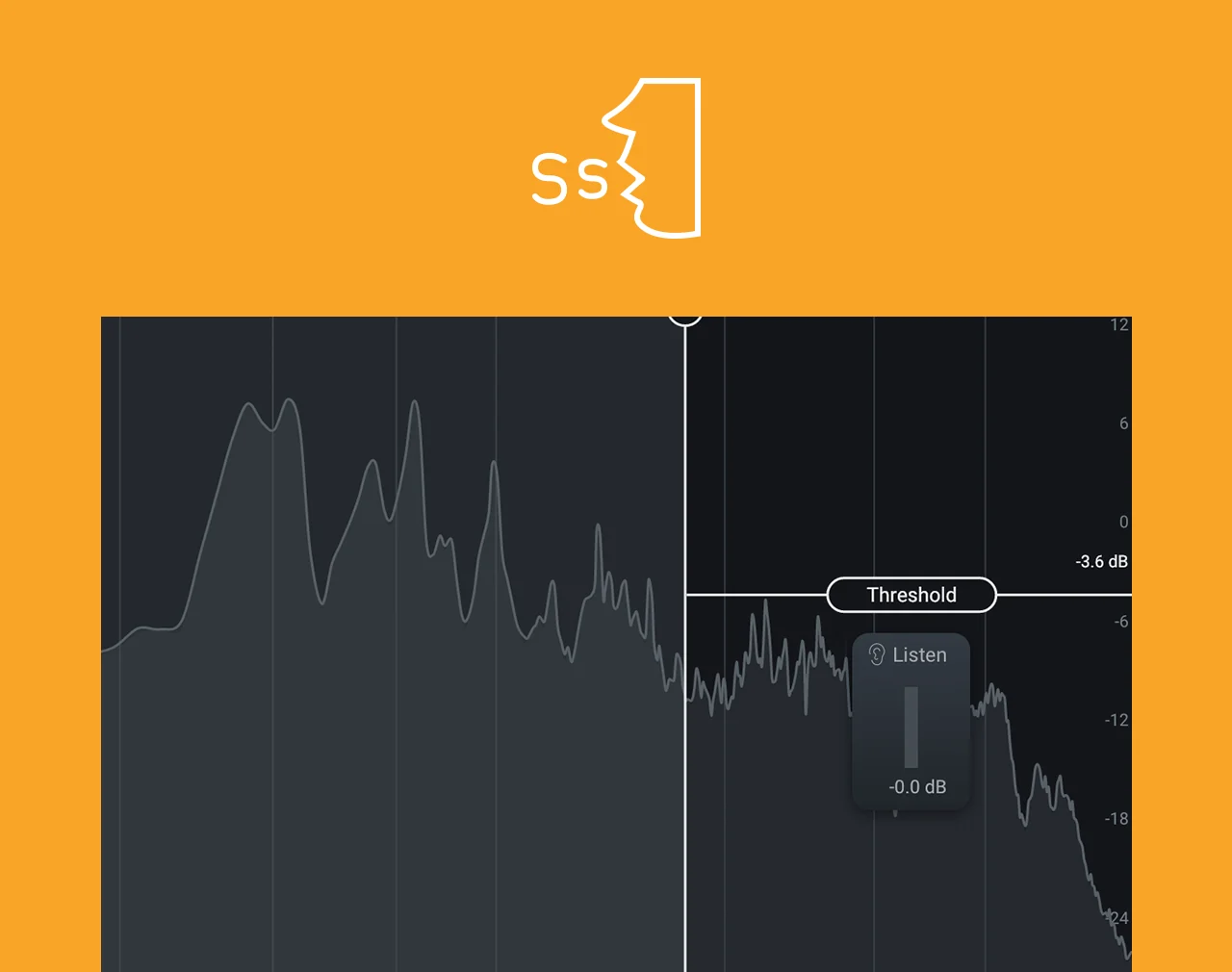Интерфейс De-esser в iZotope Nectar